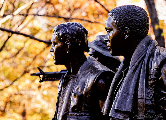 Vietnam Veterans Memorial, Washington DC, November 1999. Leica M6 + Summilux-M 1.4/75mm. Fuji Velvia
